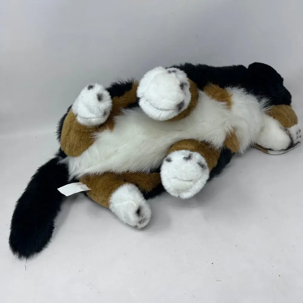 E&J Classic Plush Bernese‎ Mountain Dog Realistic Poseable 14” Stuffed Puppy